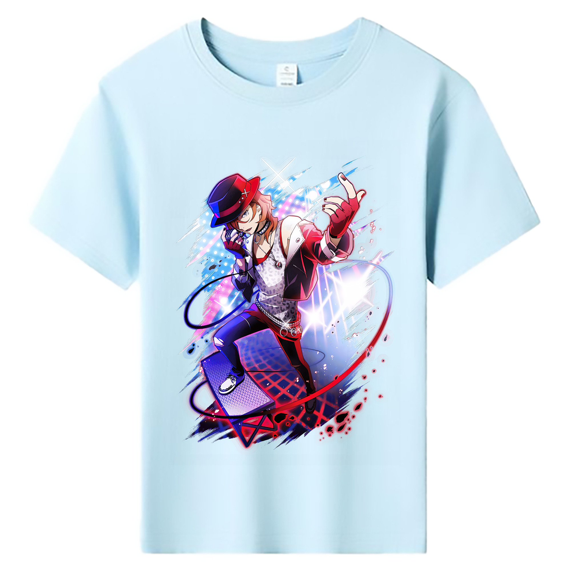 （画像用） 文豪ストレイドッグス Bungo Stray Dogs 綿100％キッズTシャツ（フロントプリント）